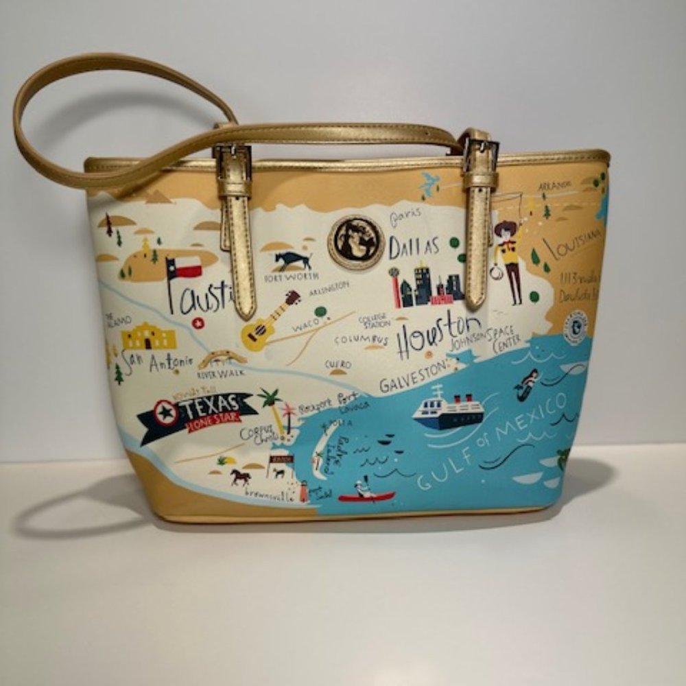 Spartina Texas Small Zippered Tote